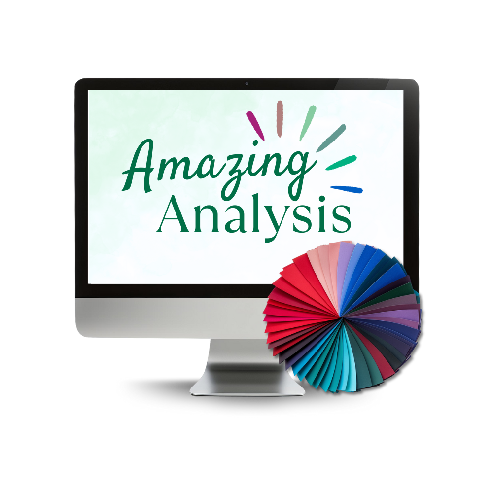 amazing analysis mockup with color fan